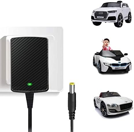 LAZORA 12V Charger for Kids Ride-On Cars, Barrel plug