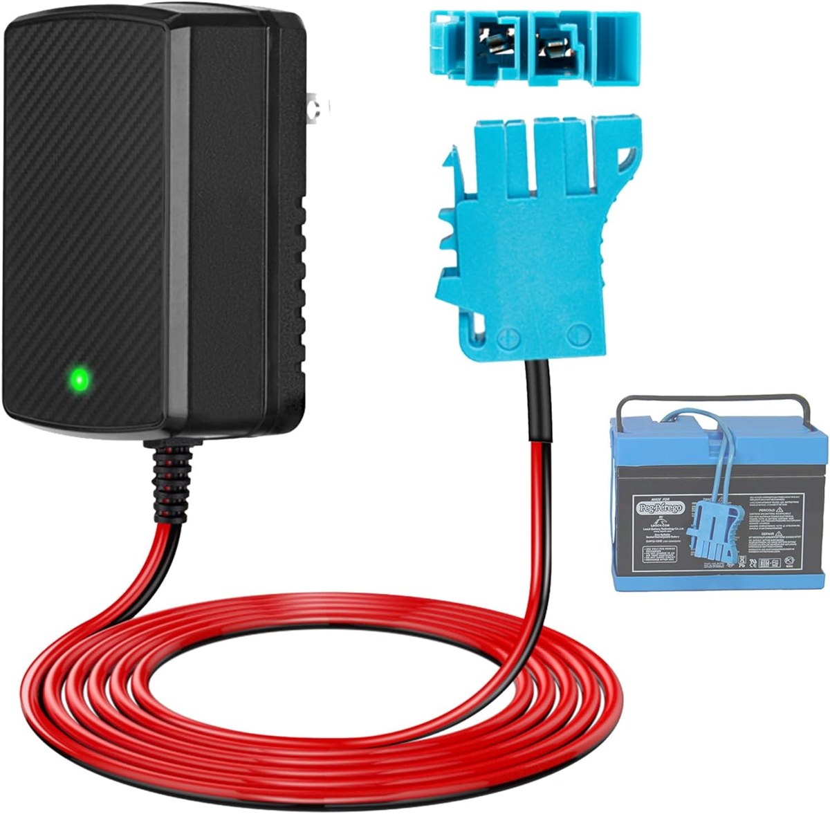 LAZORA 12V Charger for Peg Perego Batteries