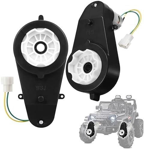 LAZORA 24V RS555 Gearbox Motor, 2-Pack, 40,000 RPM