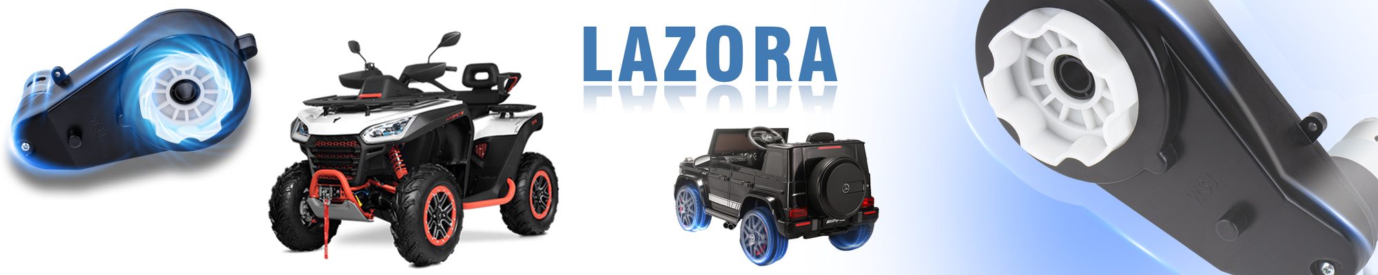LAZORA power wheels gearbox motor upgrade