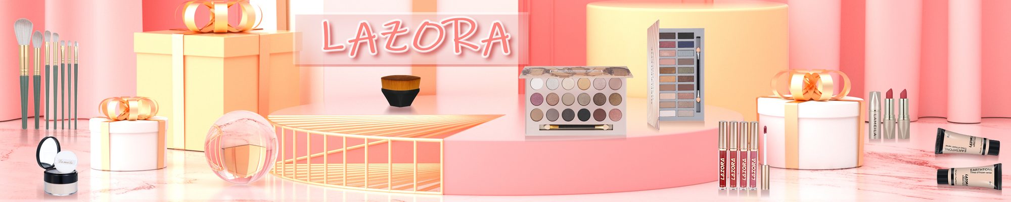 LAZORA makeup collection